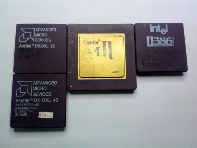 Лот: 11421677. Фото: 1. старые процессоры в коллекцию... Процессоры
