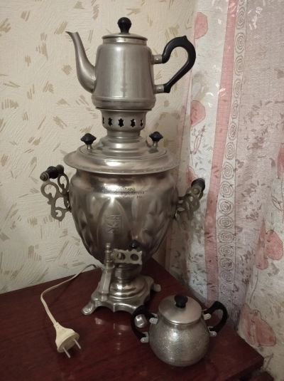 Лот: 17010344. Фото: 1. Самовар, чайник заварной, сахарница... Чайники, заварники, турки