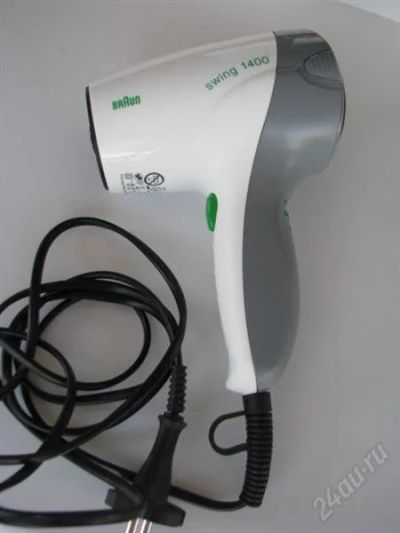 Лот: 2875375. Фото: 1. Фен Braun swing 1400 (не рабочий... Укладка и стрижка волос, бритьё, эпиляция