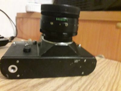 Лот: 15643643. Фото: 1. ЗЕНИТ ЕТ с объективом Helios-44-2. Плёночные зеркальные