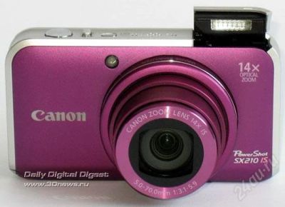 Лот: 1969325. Фото: 1. Canon PowerShot SX210 IS. Цифровые компактные