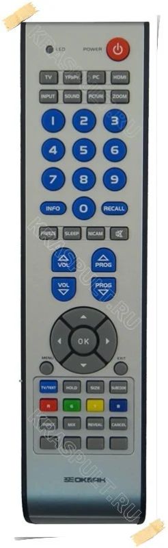 Лот: 15907477. Фото: 1. Пульт OKEAN (ОКЕАН) LC-32W2101U... Пульты ДУ