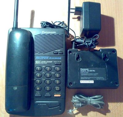 Лот: 89753. Фото: 1. Радио телефон Panasonic KX-TC418RU-B. DECT и радиотелефоны