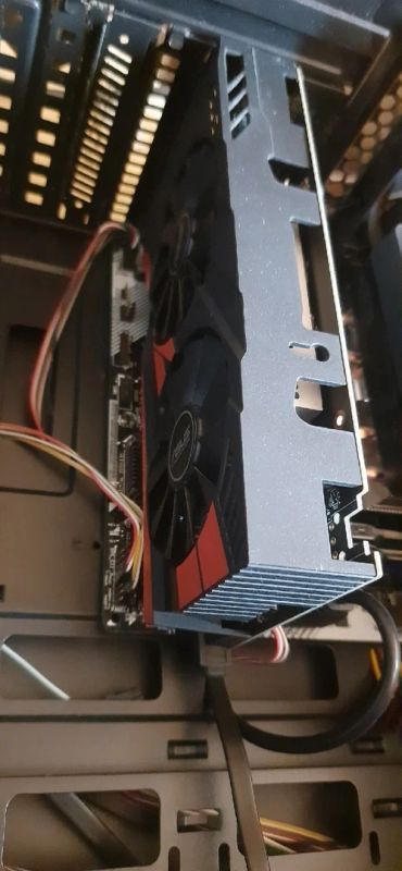 Лот: 19183264. Фото: 1. Видеокарта asus geforce 1050 ti... Видеокарты