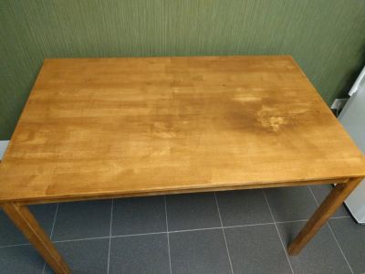 Лот: 10937812. Фото: 1. Стол из сосны новый, лакированный... Столы, стулья, обеденные группы