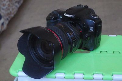 Лот: 5251858. Фото: 1. Фотокамера Canon 30D 24-105. Цифровые зеркальные