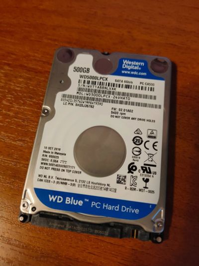 Лот: 17351143. Фото: 1. 500 ГБ Жесткий диск WD Blue Mobile... Жёсткие диски (HDD)