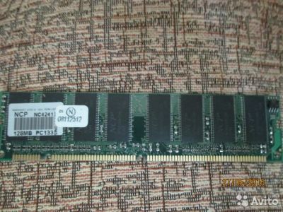 Лот: 6745592. Фото: 1. Оперативная память NCP PC133 SDRAM... Оперативная память