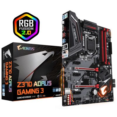 Лот: 16057801. Фото: 1. Игровая материнка! Gigabyte Z370... Материнские платы