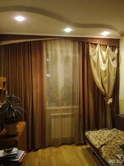 Лот: 13522768. Фото: 1. Шторы с ламбрекеном. Шторы, тюль