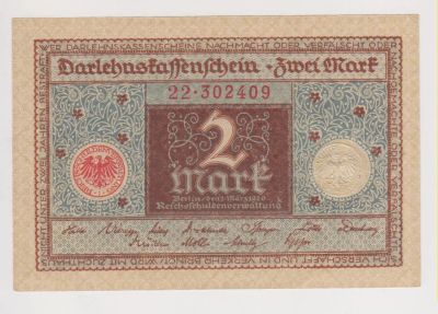 Лот: 11341304. Фото: 1. 2 марки Германия 1920г. Германия и Австрия