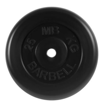 Лот: 22369055. Фото: 1. Диск обрезиненный 25кг MB Barbell... Штанги, блины