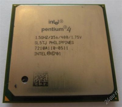 Лот: 2078997. Фото: 1. Процессор Intel Pentium 4, 1,5... Процессоры