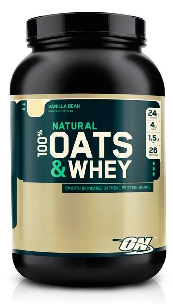 Лот: 7437543. Фото: 1. Протеины 100% Natural Oats & WheyOptimum... Спортивное питание, витамины