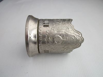 Лот: 21436051. Фото: 1. Подстаканник мельхиоровый "Космос... Предметы интерьера и быта