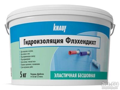 Лот: 17908717. Фото: 1. Гидроизоляция латексная Knauf... Кровельные материалы