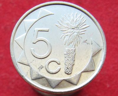 Лот: 12959764. Фото: 1. Намибия 5 центов, 2009г. Остальные страны