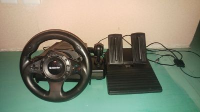 Лот: 16932441. Фото: 1. игровой руль defender forsage... Рули, джойстики