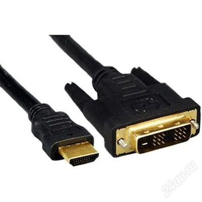 Лот: 1294566. Фото: 1. кабель DVI - HDMI 1,8 VCOM в подарочной... Шлейфы, кабели, переходники
