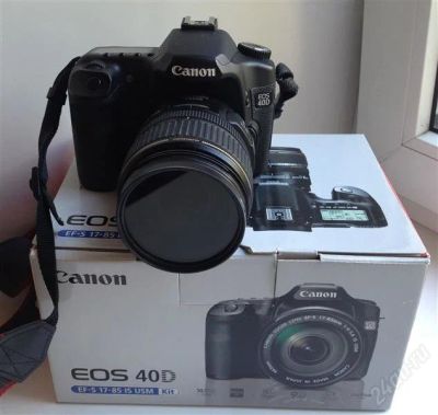 Лот: 2640200. Фото: 1. Canon 40D продвинутая зеркальная... Цифровые зеркальные