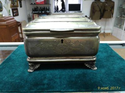 Лот: 15620731. Фото: 1. Шкатулка. 19 век. Россия. Фражет... Предметы интерьера и быта