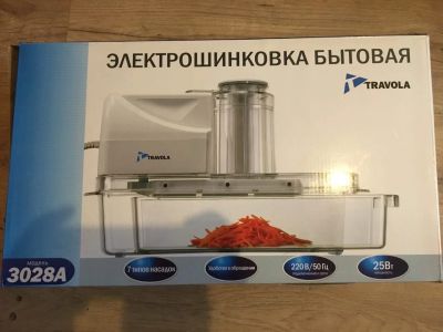Лот: 15313516. Фото: 1. Электрошинковка Travola 3028A. Кухонная