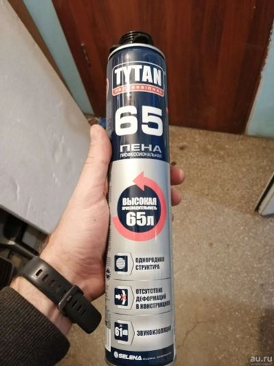 Лот: 16063462. Фото: 1. Пена монтажная Titan professional... Клеи, герметики, пена монтажная, клейкие ленты
