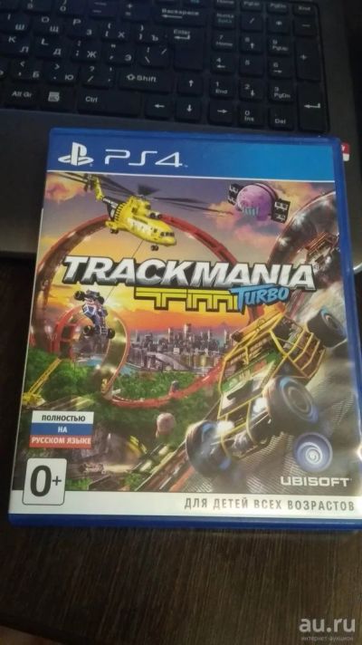 Лот: 16301015. Фото: 1. trackmania tm turbo PS4 диск... Игры для консолей
