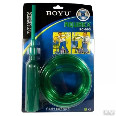 Лот: 13778885. Фото: 1. Сифон аквариумный Boyu SC-003. Оборудование