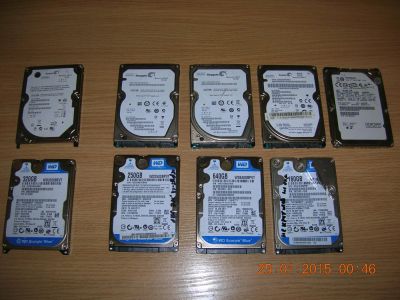 Лот: 4843990. Фото: 1. 8 неисправных ноутбучных HDD. Жёсткие диски (HDD)