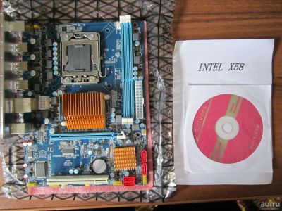 Лот: 9752318. Фото: 1. Продам Micro-atx LGA 1366 X58. Материнские платы