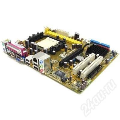 Лот: 477620. Фото: 1. ASUS M2N-MX SE Socket AM2 + AMD... Материнские платы