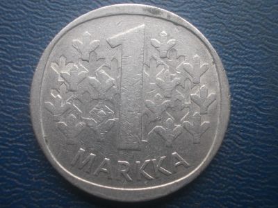 Лот: 11604332. Фото: 1. Финляндия 1 марка 1975 год. Остальные страны