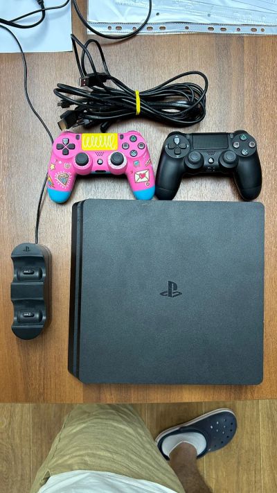 Лот: 23283839. Фото: 1. Sony PlayStation 4 Slim 1 TB... Игровые приставки, консоли