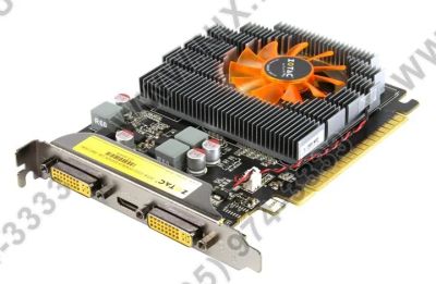 Лот: 4096959. Фото: 1. 1Gb PCI-E DDR-3 ZOTAC GeForce... Видеокарты