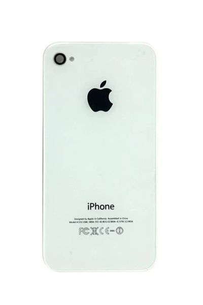 Лот: 9650192. Фото: 1. Задняя крышка Apple iPhone 4 белая... Корпуса, клавиатуры, кнопки