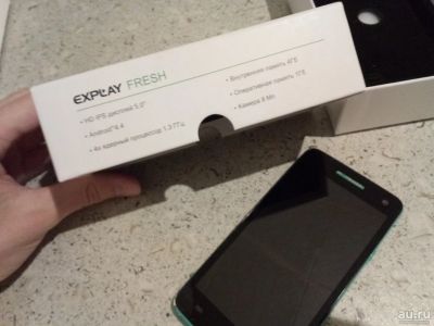 Лот: 13445351. Фото: 1. Смартфон Explay Fresh. Дисплеи, дисплейные модули, тачскрины