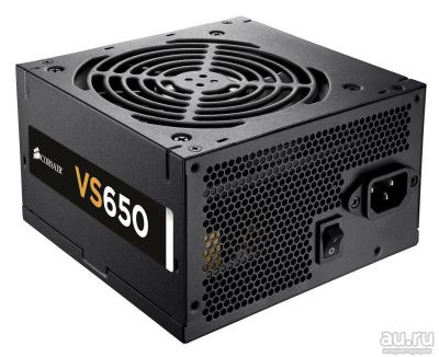 Лот: 9347033. Фото: 1. Блок питания 650W Corsair VS650... Корпуса, блоки питания