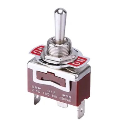 Лот: 17509577. Фото: 1. Тумблер E-SG-1122T 250V, 15A... Реле, тумблеры, переключатели