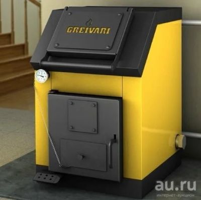 Лот: 8425969. Фото: 1. Котел твердотопливный Грейвари... Отопительные котлы, печи