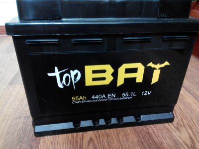 Лот: 9216545. Фото: 1. Аккумулятор TopBAT (Тубор) 55А... Аккумуляторы