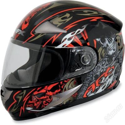 Лот: 2805140. Фото: 1. Шлем AFX FX-90 Red Shade Helmet. Аксессуары