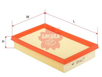 Лот: 20299288. Фото: 1. Воздушный фильтр A-1742 SAKURA... Расходные материалы