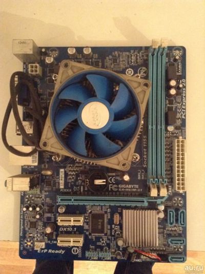 Лот: 8924996. Фото: 1. Материнская плата Gigabyte GA-H61M-S1... Материнские платы