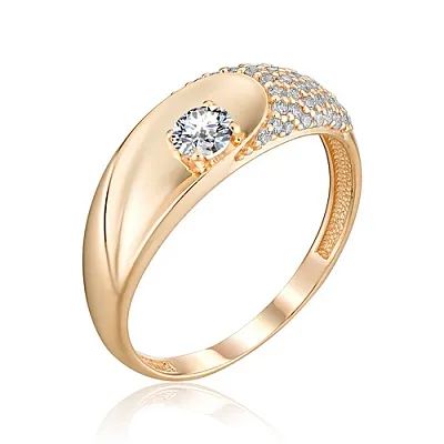 Лот: 23842477. Фото: 1. Кольцо TALANT из золота с фианитами. Кольца, перстни