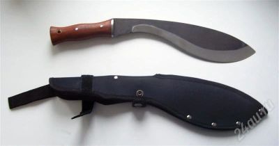 Лот: 448286. Фото: 1. Большой Кукри К182. Кованый клинок... Ножи, топоры