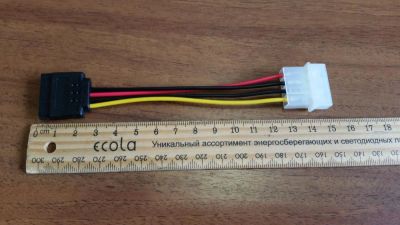 Лот: 5527722. Фото: 1. Переходник питания molex to SATA... Шлейфы, кабели, переходники