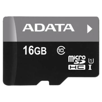 Лот: 4675472. Фото: 1. Карта памяти MicroSDHC 16Gb A-data... Карты памяти