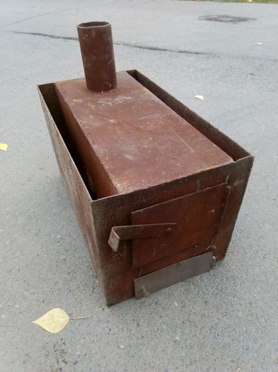 Лот: 8312801. Фото: 1. Металлическая печка буржуйка котел. Отопительные котлы, печи
