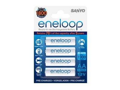 Лот: 2649379. Фото: 1. Аккумуляторы Sanyo Eneloop HR-4UTGB... Батарейки, аккумуляторы, элементы питания